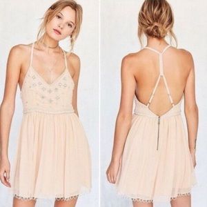 Size 6 BRAND NEW (with tags) Urban Outfitters Blush, Cream Dress.